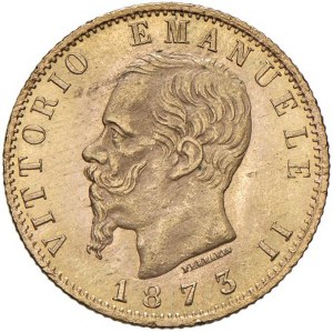 Victor Emmanuel II (1861-1878) 20 Lire 1873 M - Nomis...