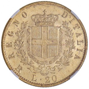 Vittorio Emanuele II (1861-1878) 20 Lire 1877 R - Nomis...