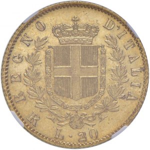 Wiktor Emmanuel II (1861-1878) 20 lirów 1878 1 na 1 ro...