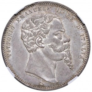 Vittorio Emanuele II (1861-1878) 5 Lire 1861 F - Nomism...