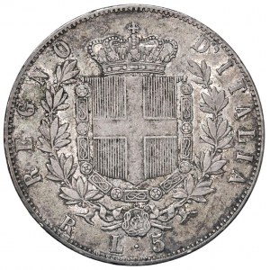 Viktor Emanuel II (1861-1878) 5 Lire 1872 R - Nomismus...