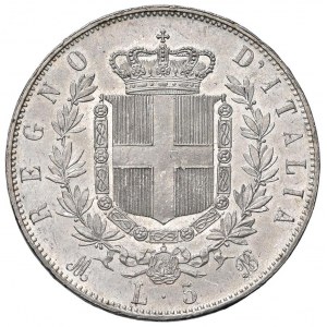 Vittorio Emanuele II (1861-1878) 5 Lire 1872 M - Nomism...