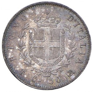 Victor Emmanuel II (1861-1878) 50 cents 1863 T st...