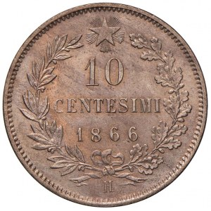 Vittorio Emanuele II (1861-1878) 10 Centesimi 1866 H - ...