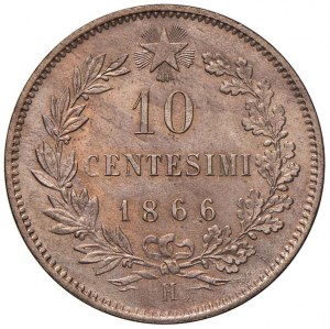 Victor Emmanuel II (1861-1878) 10 cents 1866 H - ...