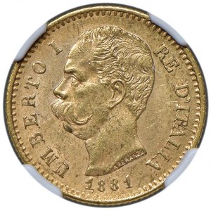 Umberto I (1878-1900) 20 Lire 1881 - Nomisma 980 AU In ...