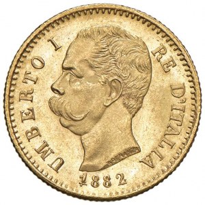 Umberto I (1878-1900) 20 Lire 1882 1 reversed - AU RR...