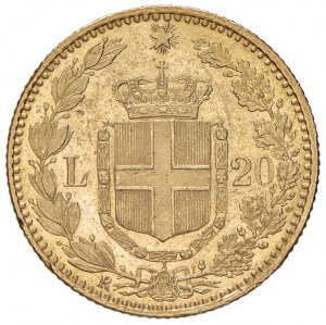 Umberto I (1878-1900) 20 Lire 1885 - Nomisma 984 AU Rar...