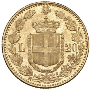 Umberto I (1878-1900) 20 Lire 1891 - Nomisma 989 AU Ent...