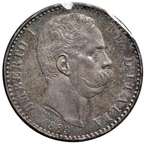 Umberto I (1878-1900) 2 Lire 1883 - Nomisma 996 AG Sigi...