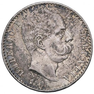 Umberto I (1878-1900) 2 Lire 1885 - Nomisma 998 AG R Be...