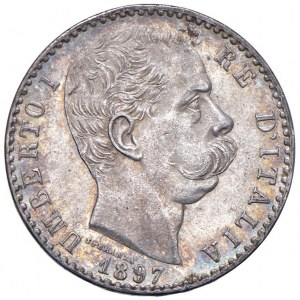 Umberto I (1878-1900) 2 Lire 1897 - Nomisma 1001 AG Spl...
