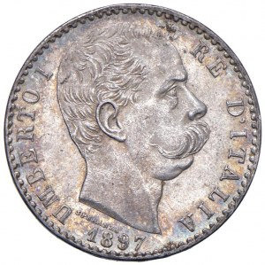 Umberto I (1878-1900) 2 Lire 1897 - Nomisma 1001 AG Spl...