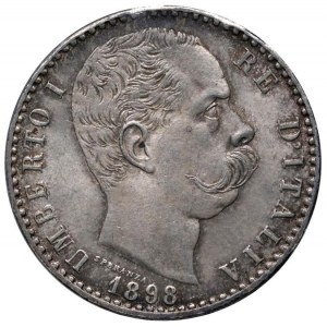 Umberto I (1878-1900) 2 Lire 1898 - Nomisma 1002 AG R S...