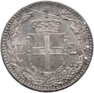 Umberto I (1878-1900) 2 Lire 1898 - Nomisma 1002 AG R S...