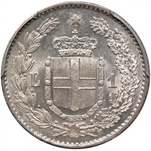 Umberto I (1878-1900) Lira 1899 - Nomisma 1009 AG In sl...