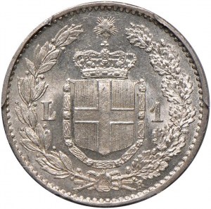 Umberto I (1878-1900) Lira 1899 - Nomisma 1009 AG In sl...