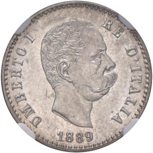 Umberto I (1878-1900) 50 cents 1889 - Nomisma 1011 ...