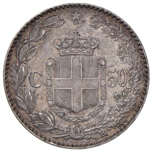 Umberto I (1878-1900) 50 cents 1892 - Nomisma 1012 ...