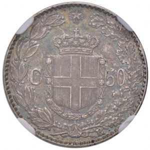 Umberto I (1878-1900) 50 cents 1892 - Nomisma 1012 ...