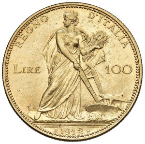Vittorio Emanuele III (1900-1946) 100 Lire 1912 - Nomis...