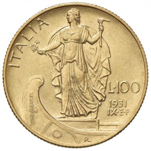 Vittorio Emanuele III (1900-1946) 100 Lire 1931 A. IX -...