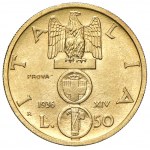Vittorio Emanuele III (1900-1946) 100 e 50 Lire 1936 A....