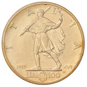 Vittorio Emanuele III (1900-1946) 100 Lire 1937 A. XVI ...