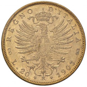 Vittorio Emanuele III (1900-1946) 20 Lire 1903 - Nomism...