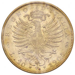 Vittorio Emanuele III (1900-1946) 20 Lire 1905 - Nomism...