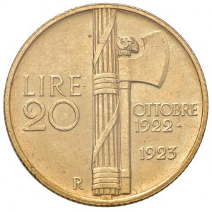 Vittorio Emanuele III (1900-1946) 20 Lire 1923 - Nomism...