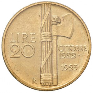 Vittorio Emanuele III (1900-1946) 20 Lire 1923 - Nomism...