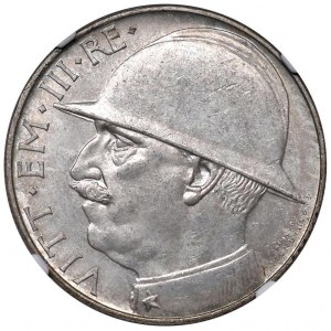 Vittorio Emanuele III (1900-1946) 20 Lire 1928 Elmetto ...