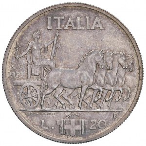 Victor Emmanuel III (1900-1946) 20 Lire 1937 - Nomism...