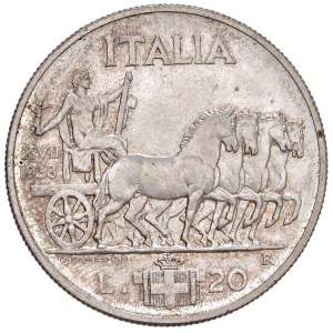 Vittorio Emanuele III (1900-1946) 20 Lire 1938 - Nomism...