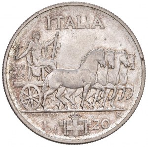 Vittorio Emanuele III (1900-1946) 20 Lire 1938 - Nomism...
