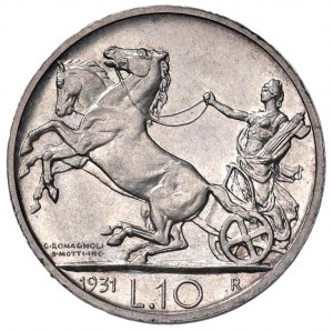 Victor Emmanuel III (1900-1946) 10 Lire 1931 - Nomism...