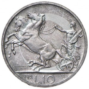 Vittorio Emanuele III (1900-1946) 10 Lire 1932 - Nomism...