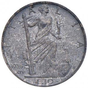 Victor Emmanuel III (1900-1943) 10 Lire 1936 Proof - ...