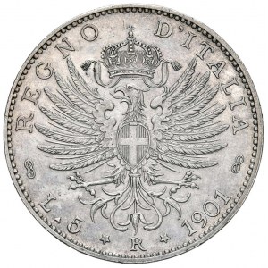 Vittorio Emanuele III (1900-1946) 5 Lire 1901 - Nomisma...