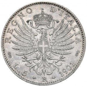 Vittorio Emanuele III (1900-1946) 5 Lire 1901 - Nomisma...