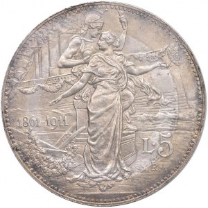 Victor Emmanuel III (1900-1946) 5 Lire 1911 - Nomisma...