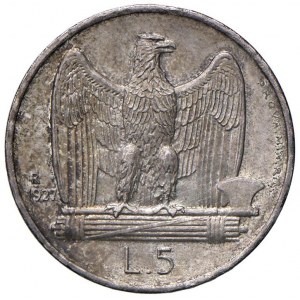 Victor Emmanuel III (1900-1946) 5 Lire 1927 Proof MIN...