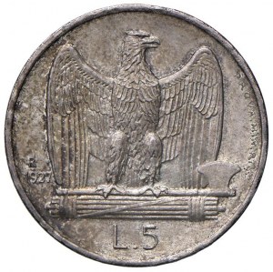 Victor Emmanuel III (1900-1946) 5 Lire 1927 Proof MIN...