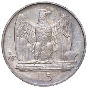 Victor Emmanuel III (1900-1946) 5 Lire 1932 - Nomisma...