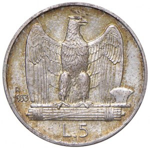 Viktor Emanuel III (1900-1946) 5 Lire 1933 - Nomisma...