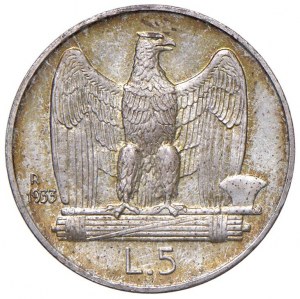 Vittorio Emanuele III (1900-1946) 5 Lire 1933 - Nomisma...