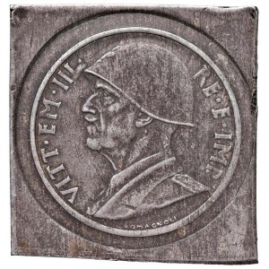 Wiktor Emmanuel III (1900-1946) Projekt banknotu 5 Lire 1...