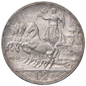 Victor Emmanuel III (1900-1946) 2 Lire 1911 - Nomisma...
