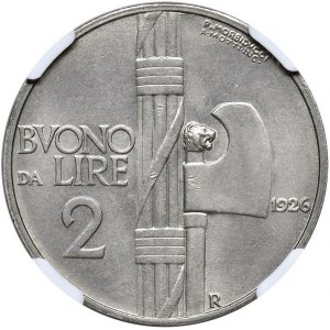 Vittorio Emanuele III (1900-1946) 2 Lire 1926 - Nomisma...